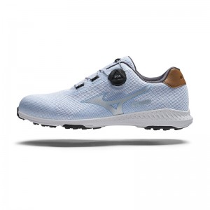 Buty Golfowe Damskie Mizuno Nexlite 008 BOA Ldy Niebieskie | Polska M5078AO