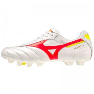 Buty Piłkarskie Damskie Mizuno Morelia II Japan Białe | Polska M5891SR