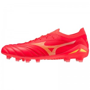 Buty Piłkarskie Damskie Mizuno Morelia Neo IV Beta Koralowe | Polska M0954YK