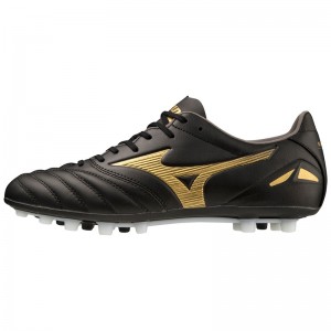 Buty Piłkarskie Damskie Mizuno Morelia Neo IV Pro Czarne Złote Czarne | Polska M7416UV