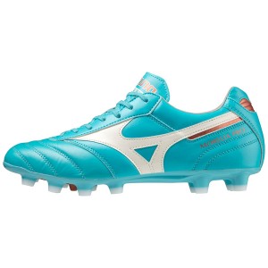 Buty Piłkarskie Męskie Mizuno Morelia II Pro Niebieskie | Polska M9428NK