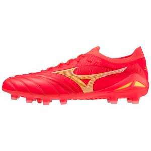 Buty Piłkarskie Męskie Mizuno Morelia Neo IV Beta Japan Koralowe | Polska M1985MX