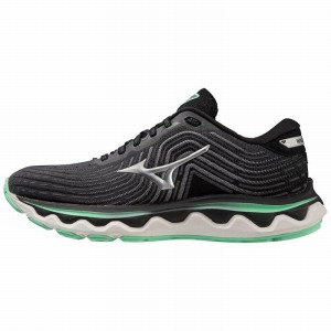 Buty do Biegania Damskie Mizuno Wave Horizon 6 Srebrne | Polska M9480OX