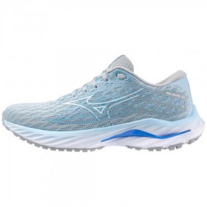 Buty do Biegania Damskie Mizuno Wave Inspire 20 Szerokie Niebieskie | Polska M3842ER