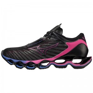 Buty do Biegania Damskie Mizuno Wave Prophecy 12 Czarne | Polska M3967JZ