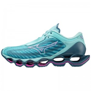 Buty do Biegania Damskie Mizuno Wave Prophecy 12 Niebieskie | Polska M4713GQ