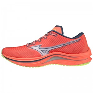 Buty do Biegania Damskie Mizuno Wave Rebellion Pomarańczowe | Polska M9532WA