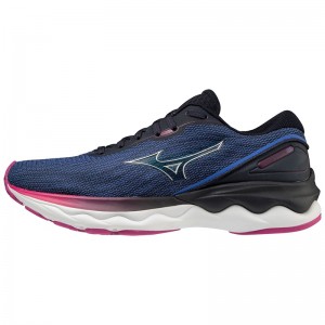 Buty do Biegania Damskie Mizuno Wave Skyrise 3 Niebieskie Granatowe | Polska M4089XA