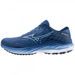 Buty do Biegania Męskie Mizuno Wave Inspire 20 Niebieskie | Polska M8563WC