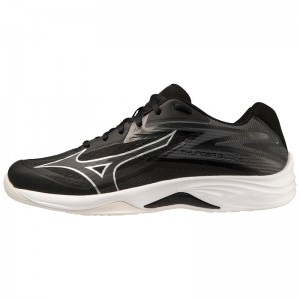 Buty do Siatkówki Damskie Mizuno Thunder Blade Z Czarne Srebrne | Polska M9645LB