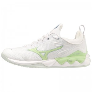 Buty do Siatkówki Damskie Mizuno Wave Luminous 2 Zielone | Polska M5419QA