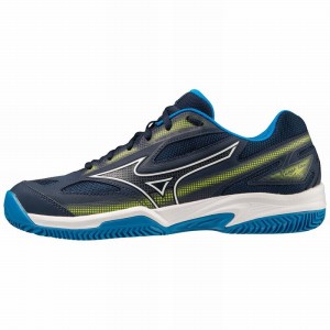 Buty do Tenisa Damskie Mizuno Break Shot 4 CC Niebieskie Niebieskie | Polska M1370QK