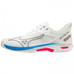 Buty do Tenisa Damskie Mizuno Wave Exceed Tour 5 AC Białe | Polska M5269NO