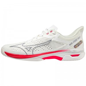 Buty do Tenisa Damskie Mizuno Wave Exceed Tour 5 CC Białe | Polska M8237ET