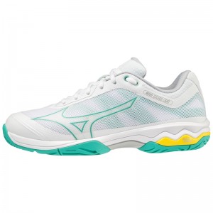 Buty do Tenisa Damskie Mizuno Wave Exceed Light AC Turkusowe | Polska M8439LR