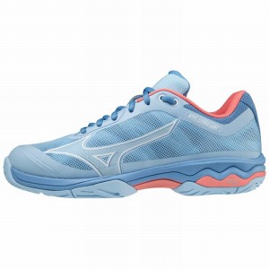 Buty do Tenisa Damskie Mizuno Wave Exceed Light AC Białe Różowe | Polska M0812FJ