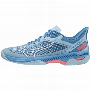 Buty do Tenisa Damskie Mizuno Wave Exceed Tour 5 AC Białe Różowe | Polska M6752GP