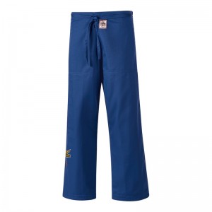 Judogis Damskie Mizuno IJF Best Pants Niebieskie | Polska M3186AO