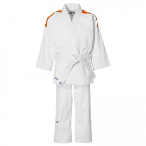 Judogis Męskie Mizuno Kodomo Plus Belt Set Pomarańczowe | Polska M5764TL