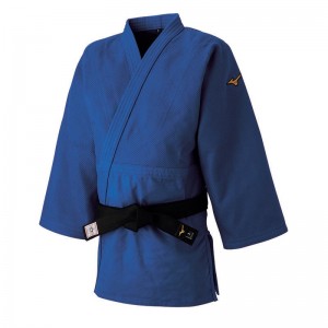 Judogis Męskie Mizuno Yusho Best IJF Jacket Niebieskie | Polska M5347ZT