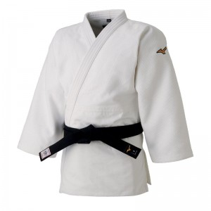 Judogis Męskie Mizuno Yusho Best IJF Slim-fit Jacket Białe | Polska M0857DY