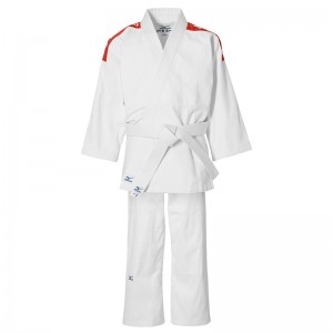 Ju-jitsu Gis Damskie Mizuno Kodomo Plus Belt Set Czerwone | Polska M6182FN