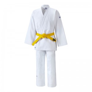 Ju-jitsu Gis Damskie Mizuno Kodomo Set Without Belt Białe | Polska M4567VD