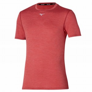 Koszulki Męskie Mizuno Core Mizuno Tee Czerwone | Polska M9821RG