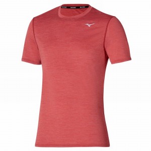 Koszulki Męskie Mizuno Impulse Core Tee Czerwone | Polska M5298CN