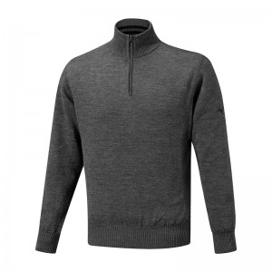 Najfatalniejszy Męskie Mizuno Windproof Jumper Szare | Polska M0538MQ