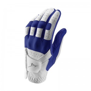 Rękawiczki Męskie Mizuno Stretch Glove Left Hand Białe Królewski Niebieski | Polska M0912SA