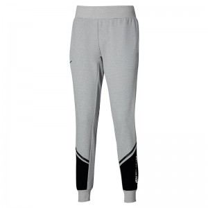 Spodnie Damskie Mizuno Athletics Sweat Szare | Polska M4108JF