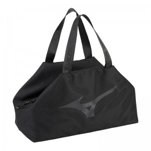 Torby Damskie Mizuno Mesh Holdall 22 Czarne | Polska M6815XO