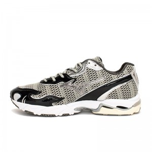 Trampki Damskie Mizuno Wave Rider 10 "Onyx" X One Block Down Pomarańczowe | Polska M4169UG