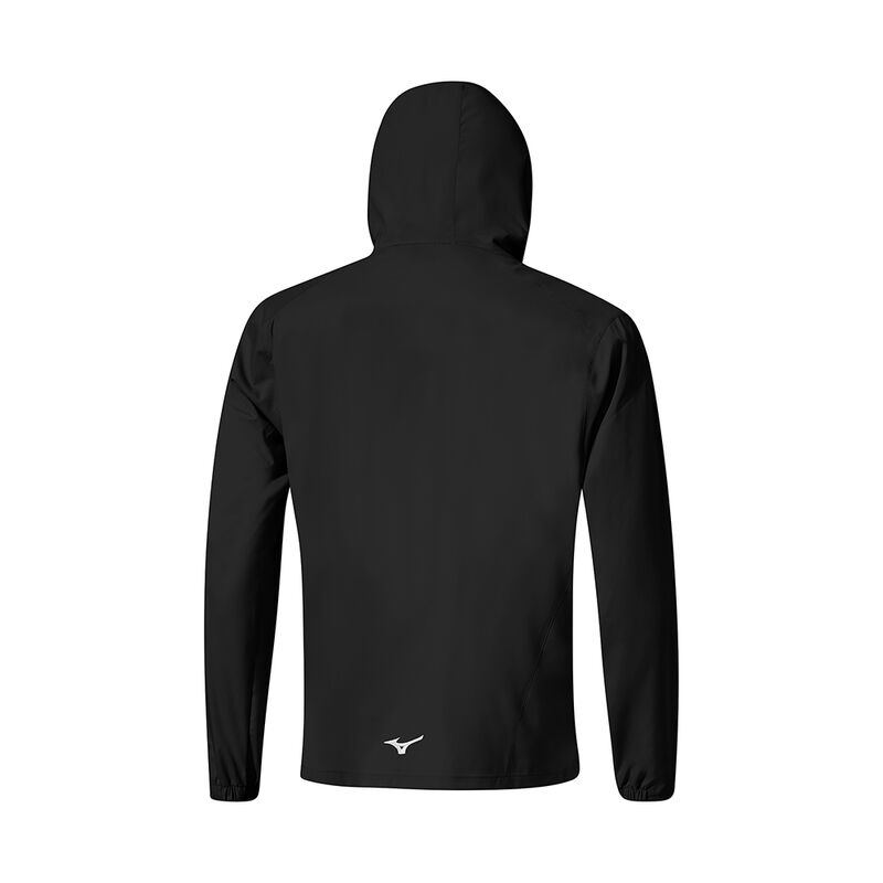 Bluza z Kapturem Męskie Mizuno MT Drizzle Czarne | Polska M4379KU