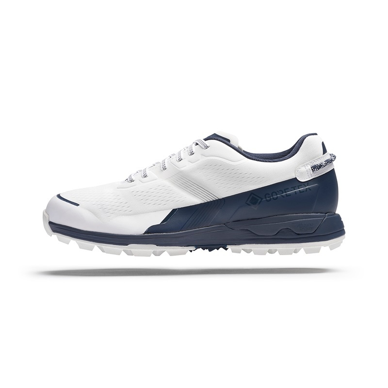 Buty Golfowe Damskie Mizuno Mzen Białe Granatowe | Polska M4057WP