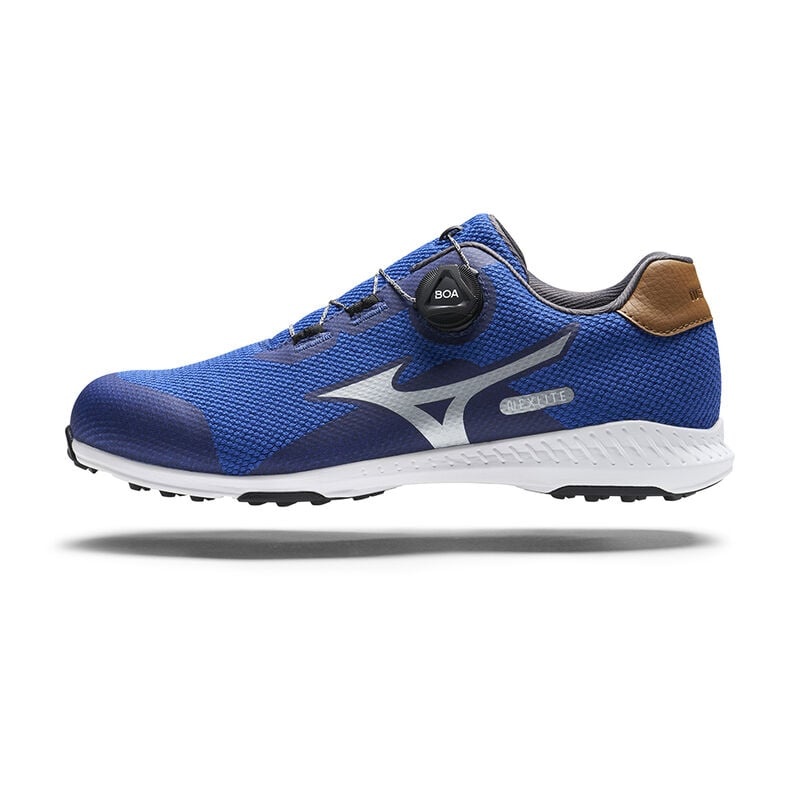 Buty Golfowe Męskie Mizuno Nexlite 008 BOA Granatowe | Polska M9705EJ