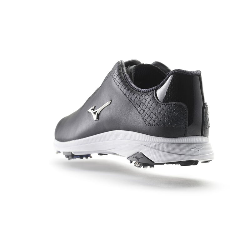 Buty Golfowe Męskie Mizuno Nexlite Pro BOA Czarne | Polska M9130DL