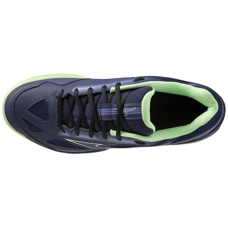 Buty Padel Damskie Mizuno Break Shot 4 Niebieskie Zielone | Polska M6593RB