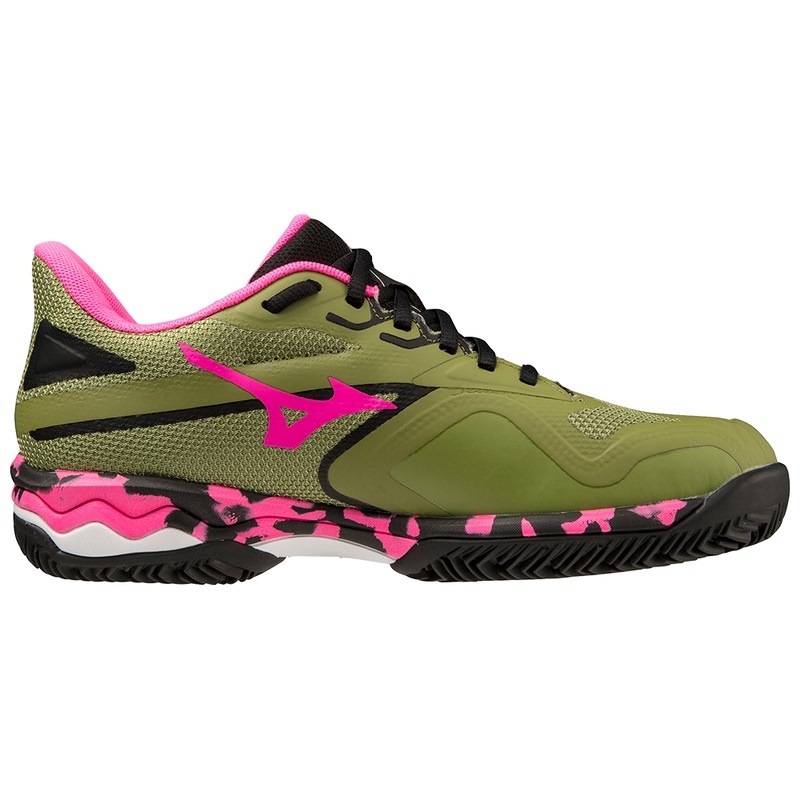 Buty Padel Damskie Mizuno Wave Exceed Light 2 Zielone Czarne | Polska M8490BI