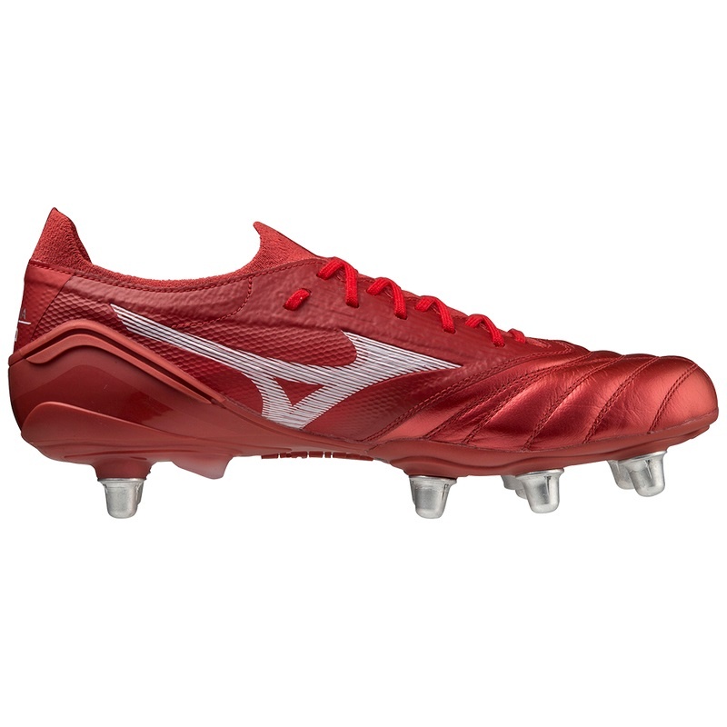 Buty Piłkarskie Damskie Mizuno Morelia Neo III Beta ESI Czerwone | Polska M5907NC