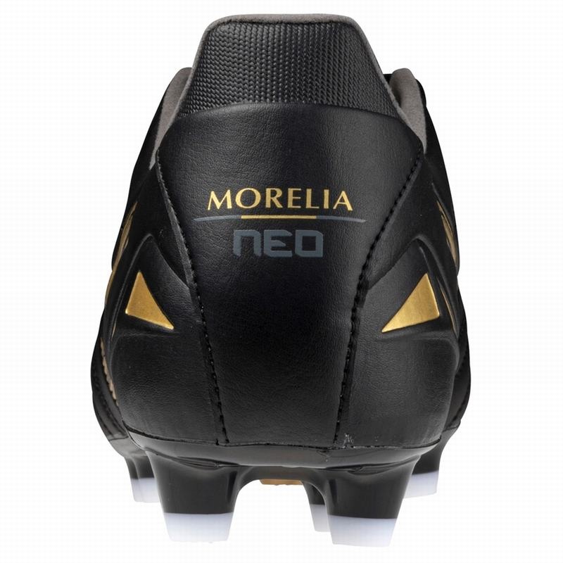 Buty Piłkarskie Damskie Mizuno Morelia Neo IV Pro Czarne Złote Czarne | Polska M2896UN