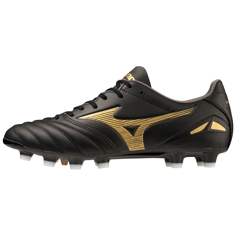 Buty Piłkarskie Damskie Mizuno Morelia Neo IV Pro Czarne Złote Czarne | Polska M2896UN