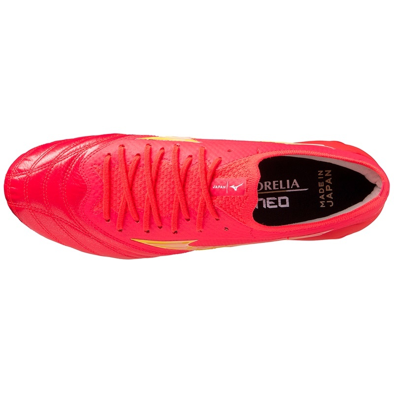 Buty Piłkarskie Damskie Mizuno Morelia Neo IV Beta Japan Koralowe | Polska M6128PD