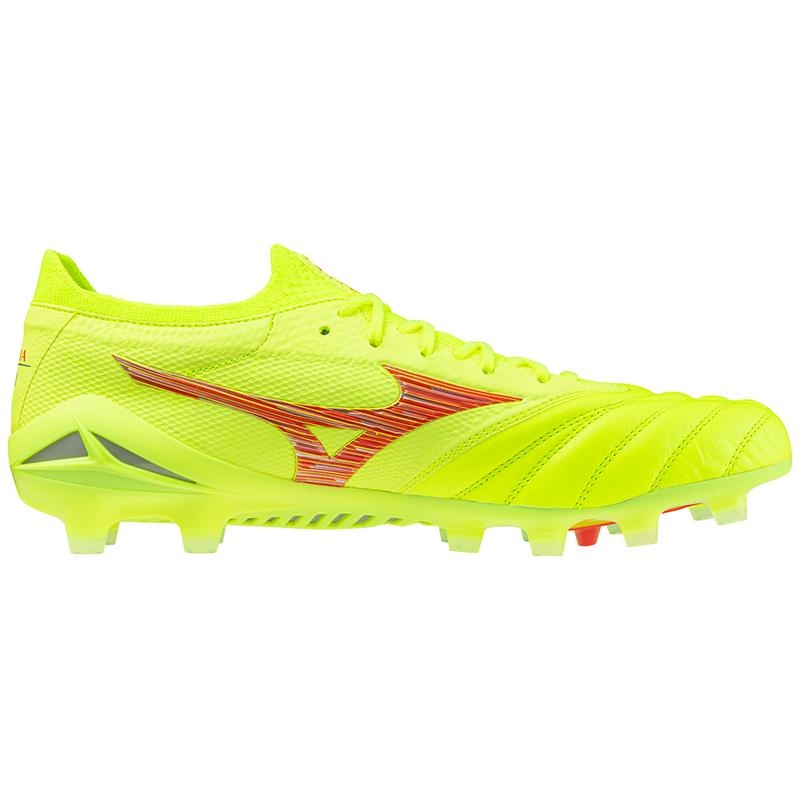 Buty Piłkarskie Damskie Mizuno Morelia Neo IV Beta Japan Żółte Koralowe | Polska M9201JW