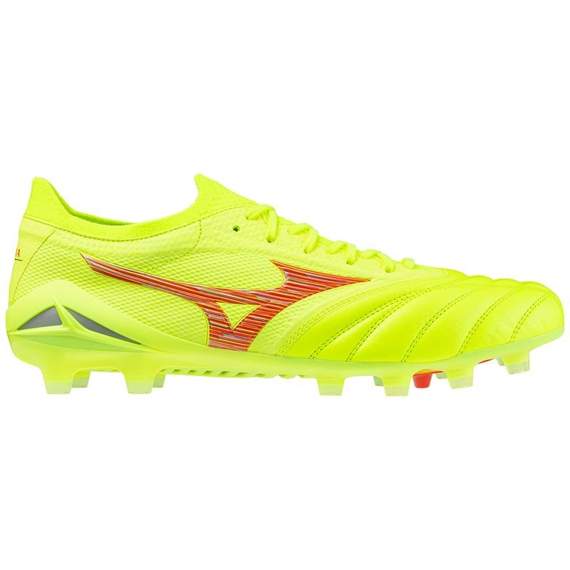 Buty Piłkarskie Damskie Mizuno Morelia Neo IV Beta Japan Żółte Koralowe | Polska M9201JW