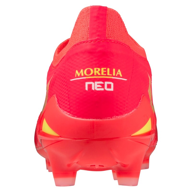 Buty Piłkarskie Damskie Mizuno Morelia Neo IV Beta Koralowe | Polska M0954YK