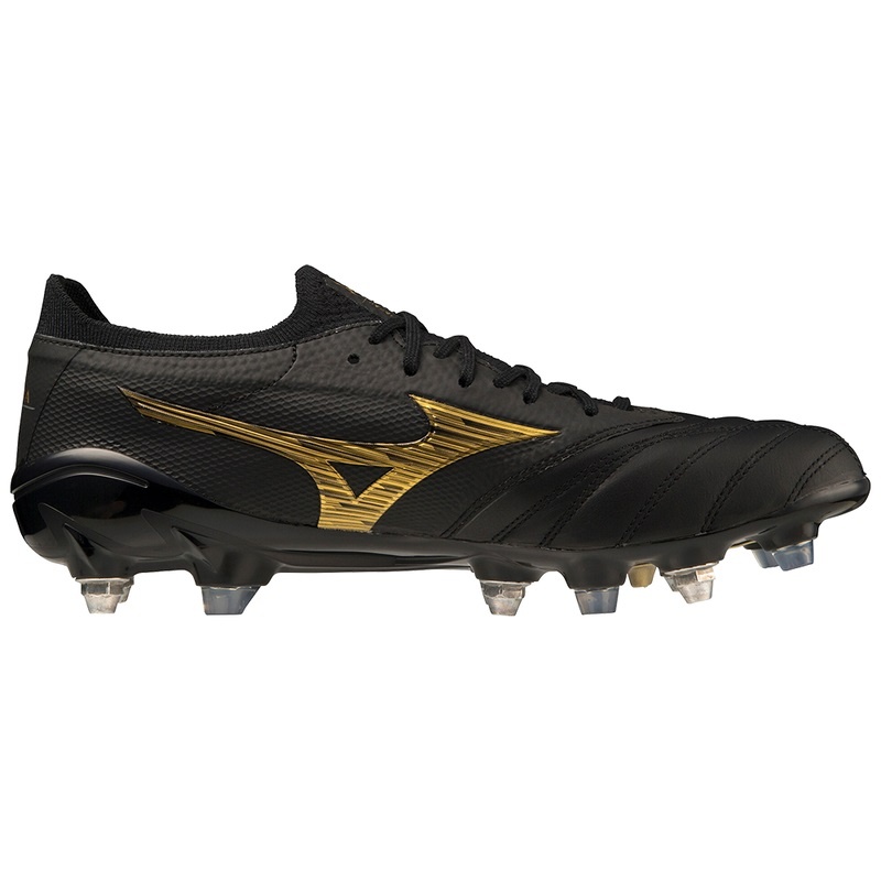 Buty Piłkarskie Damskie Mizuno Morelia Neo IV Beta Czarne Złote Czarne | Polska M8395QM