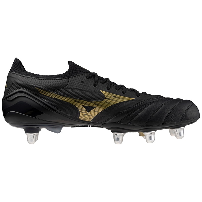 Buty Piłkarskie Damskie Mizuno Morelia Neo IV Beta Czarne Złote Czarne | Polska M1926UX