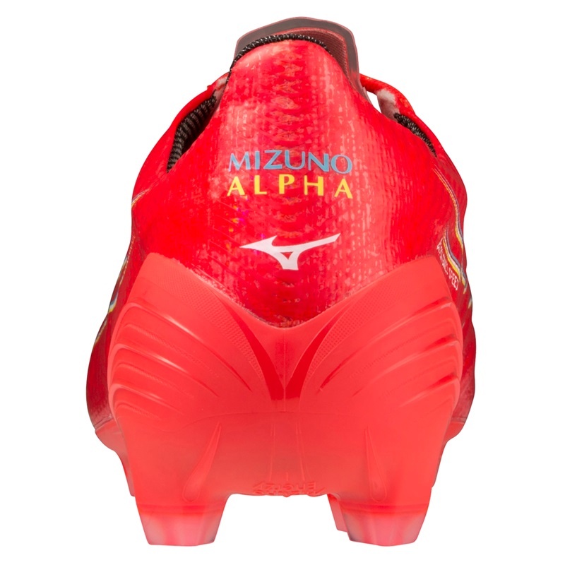 Buty Piłkarskie Męskie Mizuno Alpha Elite Koralowe Białe | Polska M4061VD